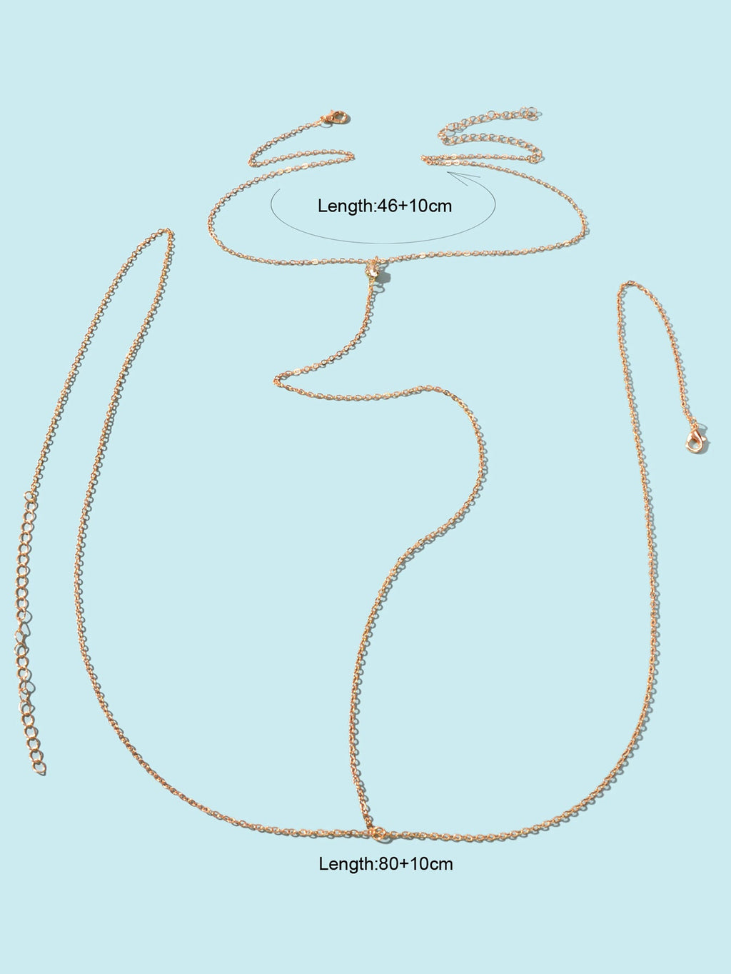 Women Gold Bikini Body Chain Beach Bra Chain Jewellery